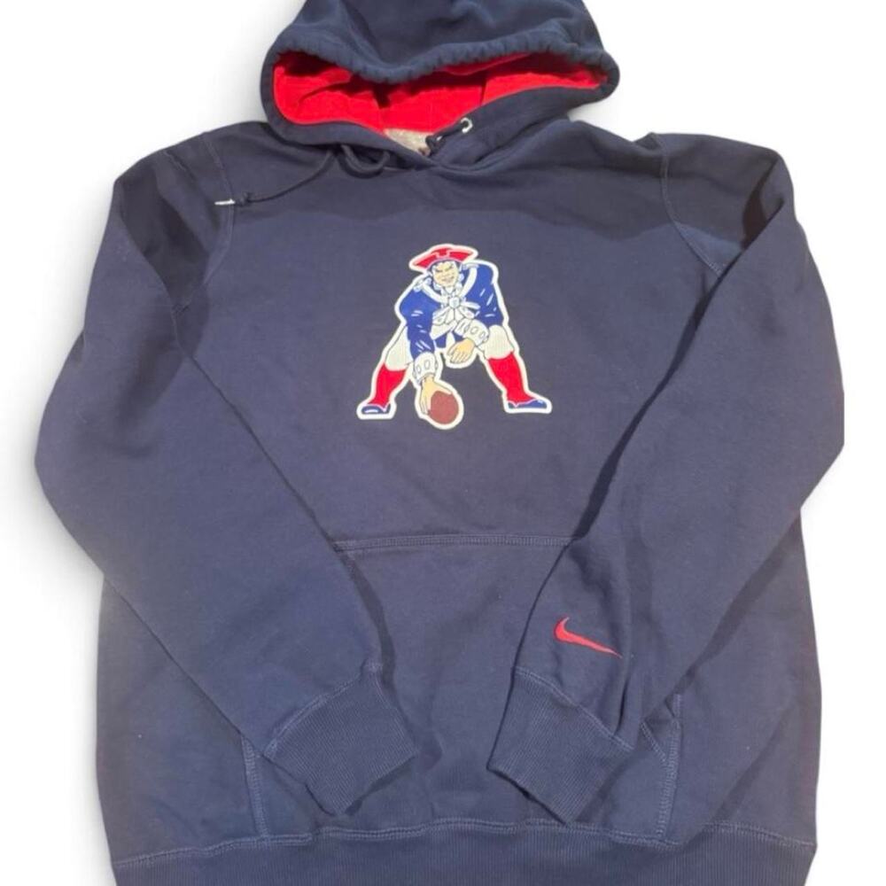 Nike New England Patriots Throwback Logo Hoodie Men’s XL